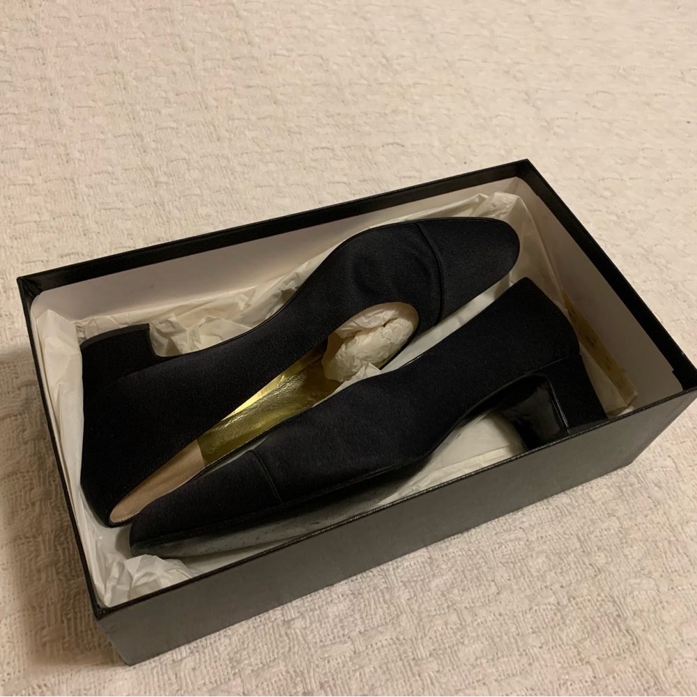 CHANEL black heels